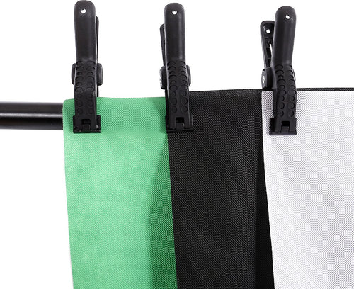 Kshioe Professionele Fotostudio Verlichtingsset – Compleet met Softboxen, Paraplu’s, Achtergronden, Reflector & Draagtas