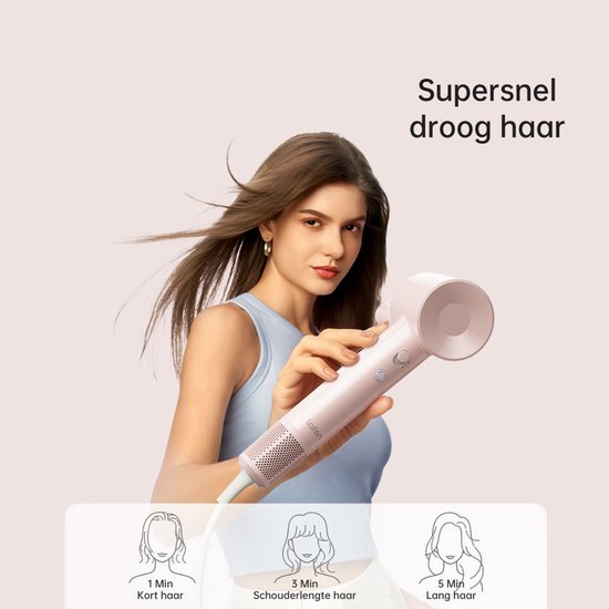 Laifen SE Haardroger – Roze – Nieuw – Professionele Ionische Föhn